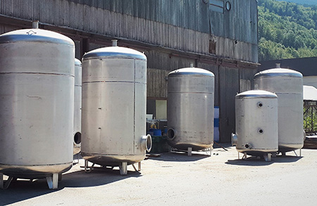 Fabrications métalliques Chaudronnerie ballons d'eau chaude sanitaire