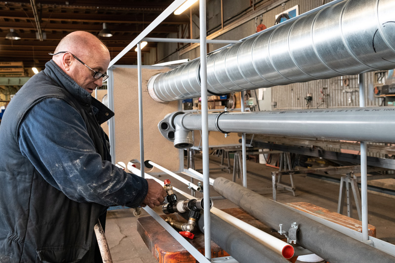 Gaines techniques multiniveaux préfabriquées