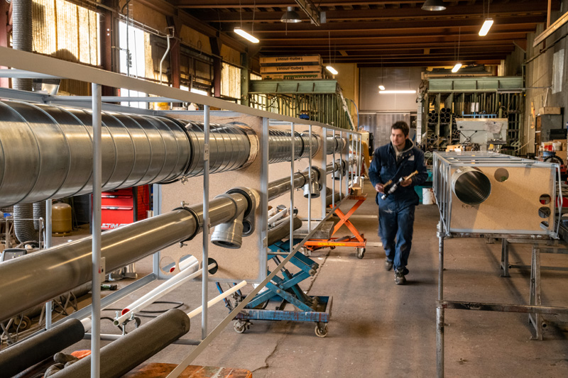 Gaines techniques multiniveaux préfabriquées